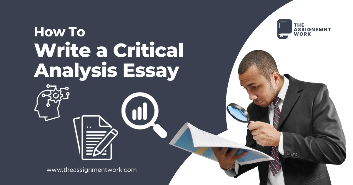 how to write a critical analysis essay